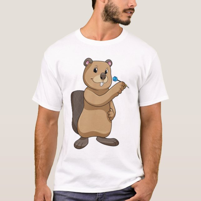 Camiseta Beaver nas Trevas com Dart (Frente)