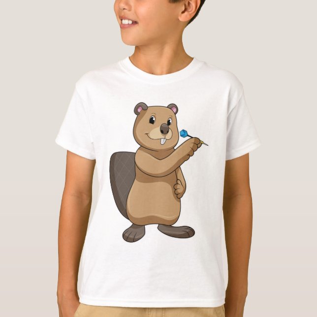 Camiseta Beaver nas Trevas com Dart (Frente)