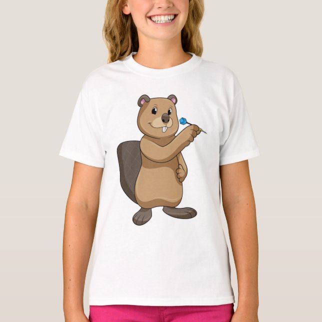 Camiseta Beaver nas Trevas com Dart (Frente)