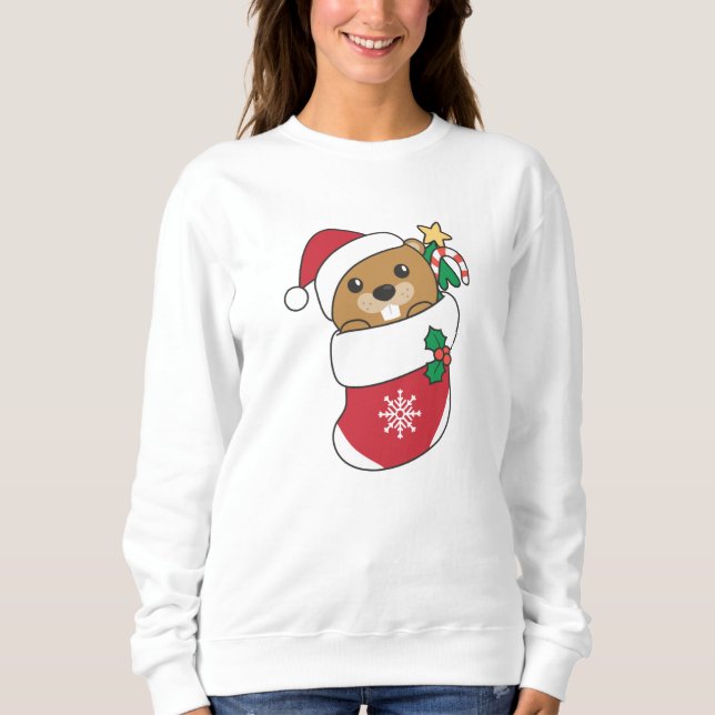 Camiseta Beaver Natal Neve Inverno Beaver (Frente)