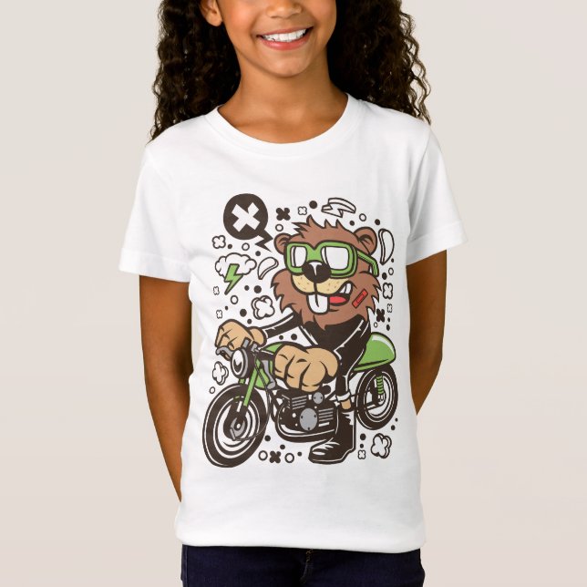 Camiseta Beaver Racer Frenzy Boom (Frente)
