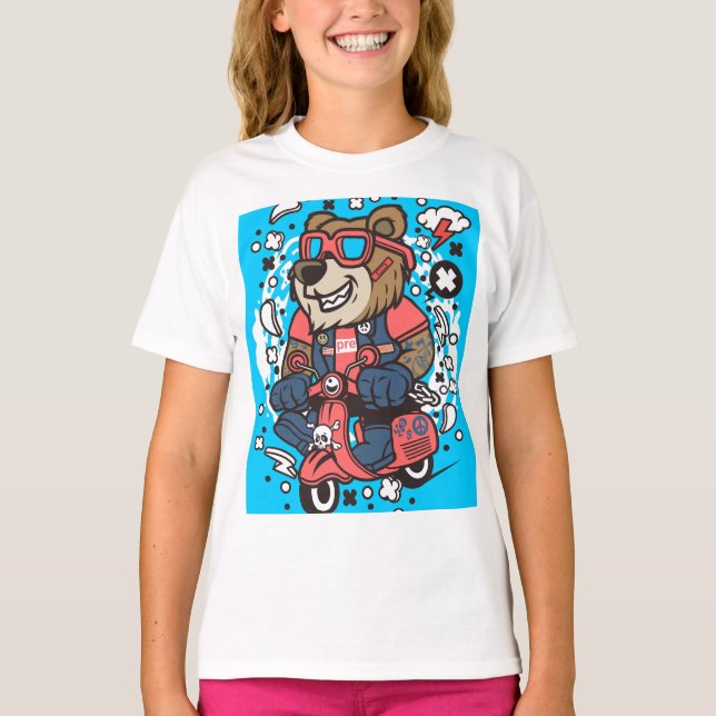Camiseta Beaver Racer Frenzy Moon (Frente)
