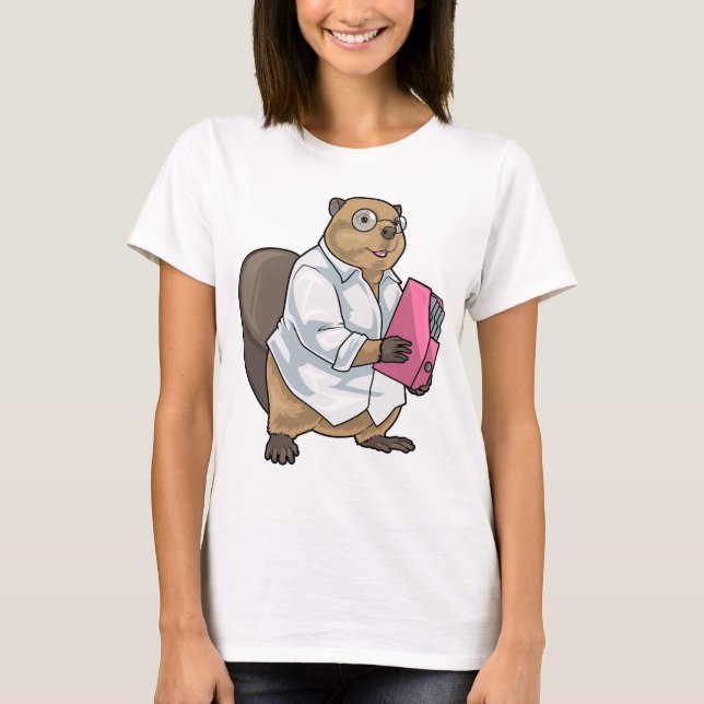 Camiseta Beaver Secretary Folder Office (Frente)