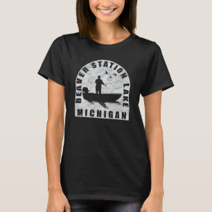 Camiseta Beaver Station Lake Fisheries Michigan