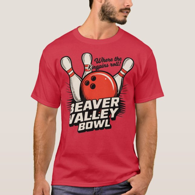 Camiseta Beaver Valley Bowl - Rochester, PA (Frente)