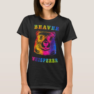 Camiseta Beaver Whisperer Spirit Animal Engraçado Beavers