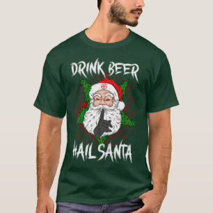 Camiseta Beba a Satã de granizo da cerveja I Baphomet Death