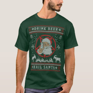 Camiseta Beba a Satã de granizo de cerveja I Baphomet Death