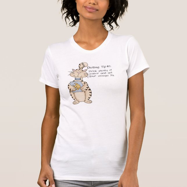 Camiseta Beba bastante água... (Frente)