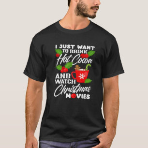 Camiseta Beba Cacau Quente Assista Filmes De Natal Engraça