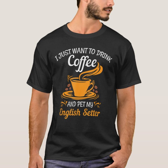 Camiseta Beba café e beba meu presente de diversão do Sette (Frente)