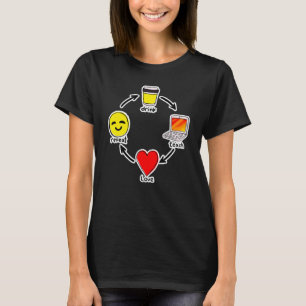 Camiseta Beba Café Enxergar Cota Repetir Amor