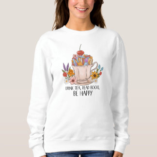 Camiseta Beba Chá, Leia Livros, Seja Feliz | Cozy Reading Q