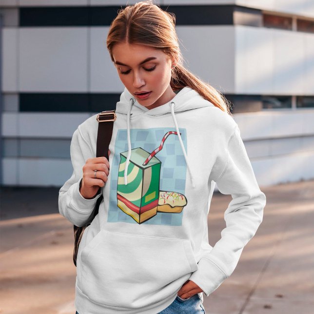 Camiseta Beba Com Um Hoodie De Palha (Criador carregado)