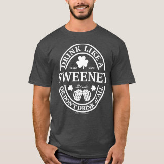 Camiseta Beba Como Um Dia de São Patrício De Shamrock Sween