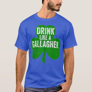 Camiseta Beba Como Um Galagher Engraçado Santo Patrício Dia