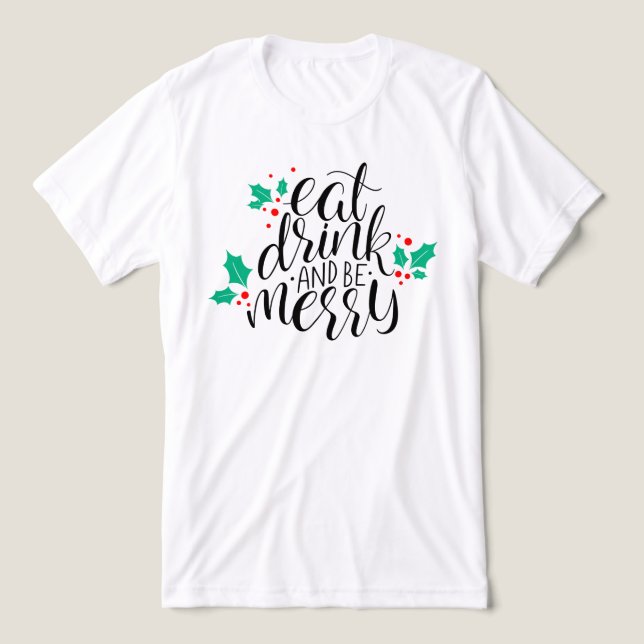 Camiseta Beba e seja Feliz (Design frontal)