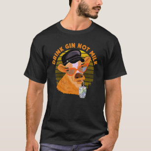 Camiseta Beba Gim Não Leite Vegano Vegetariano Com Base Veg