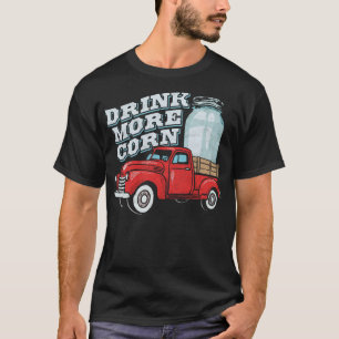 Camiseta Beba Mais Truque Vermelho De Milho Vintage ' Jar M