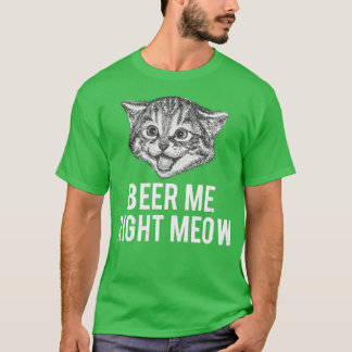 Camiseta Beba-Me Bem, Meow Frase De Gato Engraçado