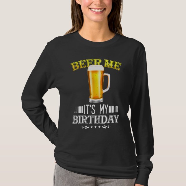 Camiseta Beba-Me É A Minha Festa De Beer Do Dia B (Frente)