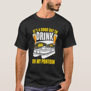 Camiseta Beba No Meu Barco Pontoon Pontooning Lago Barco P
