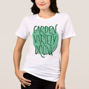 Camiseta Bebado de Variedades de Jardim Slogan de recuper