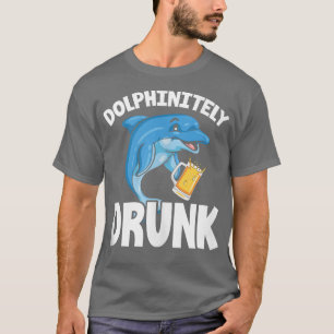 Camiseta Bebado DolphinDefinitivo Engraçado de Golfinho