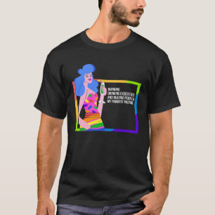 Camiseta Bebado Drag Queen Humor
