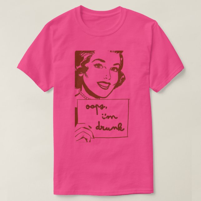 Camiseta Bebado Oops Im (Frente do Design)
