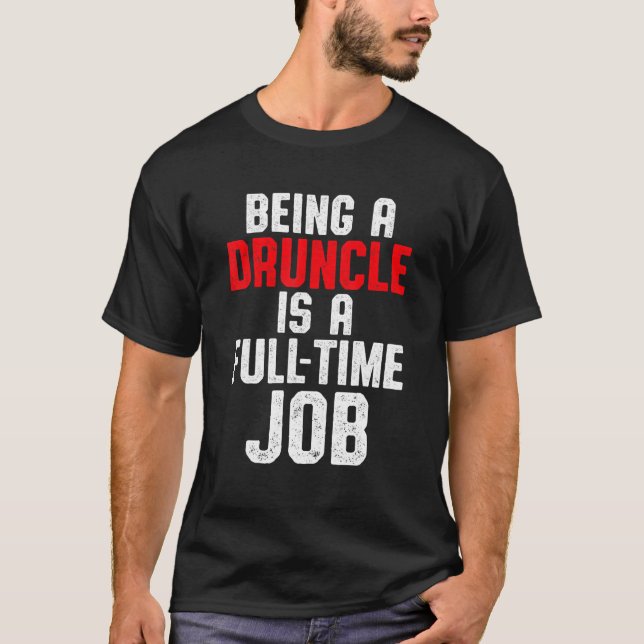 Camiseta Bebado Tio Bebendo Druncle _71 (Frente)