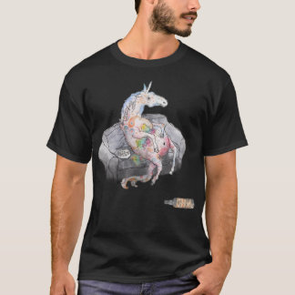 Camiseta Bebado Unicorn canções estranhas de unicórnio incr
