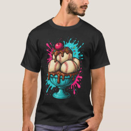 Camiseta Beball Sundae Art com Chocolate e Cereja