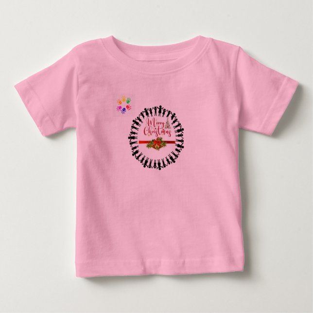 Camiseta Bebê (0-24M)Fato De Criança (Frente)