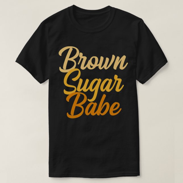 Camiseta Bebê-Açúcar Castanho1 (Frente do Design)