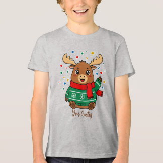 Camiseta Bebê Alce Fofo Olá