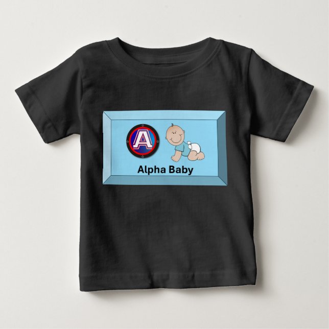 Camiseta Bebê Alfa (Frente)