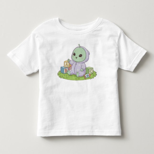 Camiseta Bebê Alien (Frente)