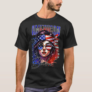 Camiseta Bebê Americano - Moda das Mulheres Trendy & Sexy