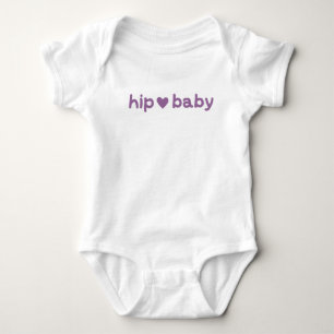 Camiseta Bebê anca para a consciência anca da displasia