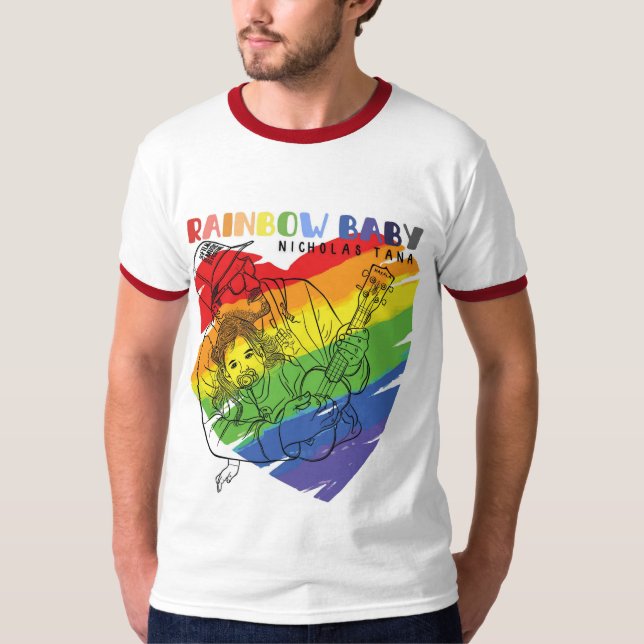 Camiseta Bebê Arco-íris (Frente)