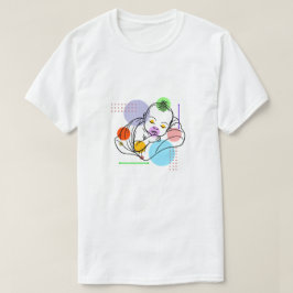 Camiseta Bebê Arte Botânica