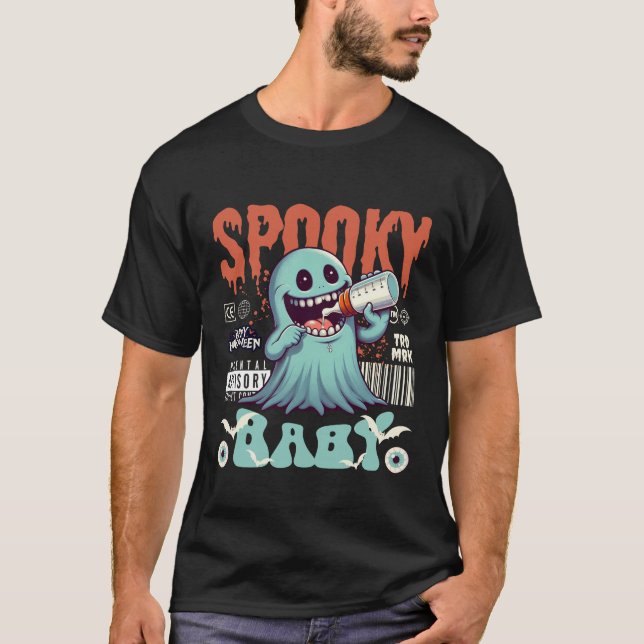 Camiseta Bebê assustador (Frente)
