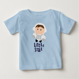 Camiseta Bebê Astronauta (menino) Estrela Pequena