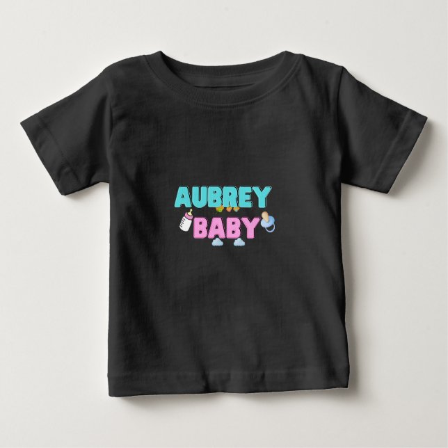 Camiseta Bebê Aubrey (Frente)