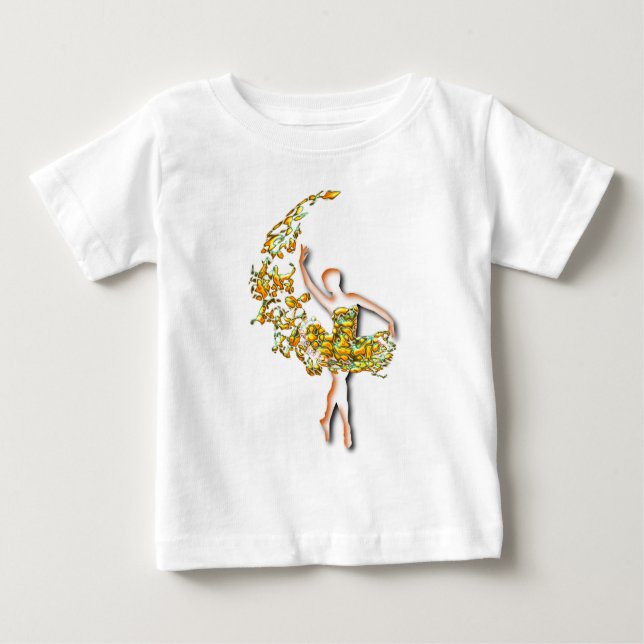Camiseta Bebê Bailarina (Frente)