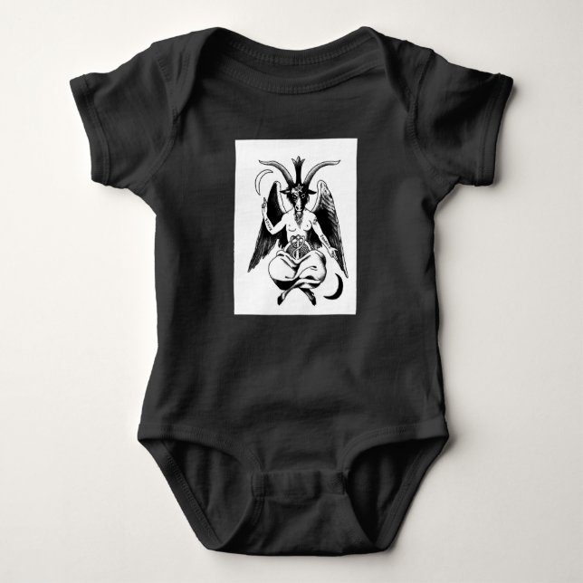 Camiseta Bebê Baphomet (Frente)