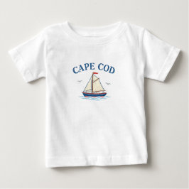 Camiseta Bebê Barco de Vela Cape Cod