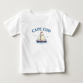 Camiseta Bebê Barco de Vela Cape Cod