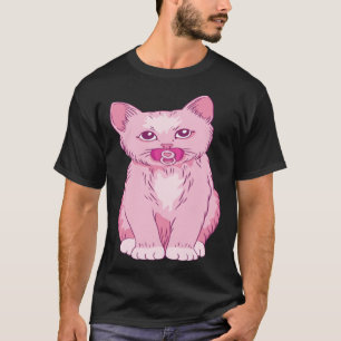Camiseta Bebê-Bebê Rosa-Cor-de-Rosa-Rosa-Gelada Pet Com Pac